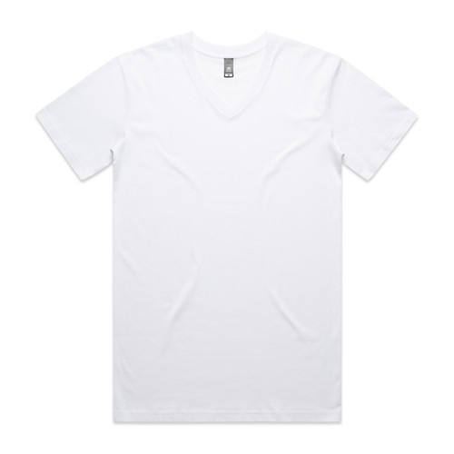 WHITE staple-v-neck-tee-white